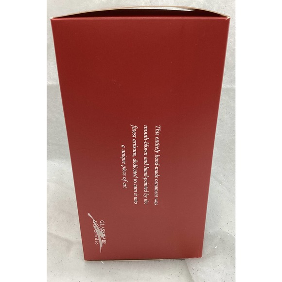 Glassware Art Studio~Santa with Toy Sack Glass Christmas Ornament - Picture 11 of 12